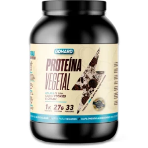 Proteína Vegetal Sabor Cookies and Cream - Aislada de Soya 27g Isolate Vegan GoHard